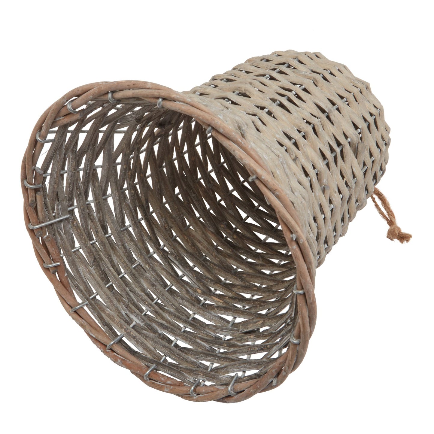 Large Wicker Bell Decoration