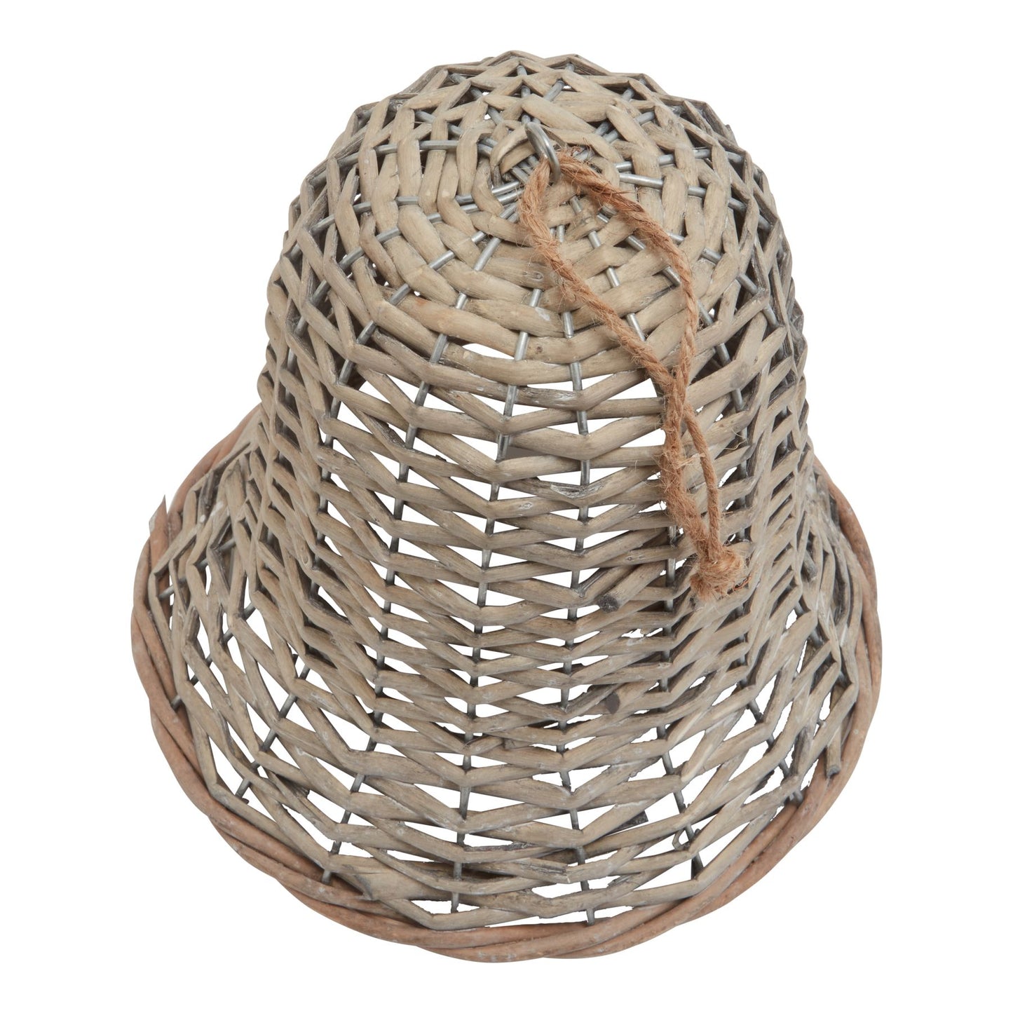 Large Wicker Bell Decoration