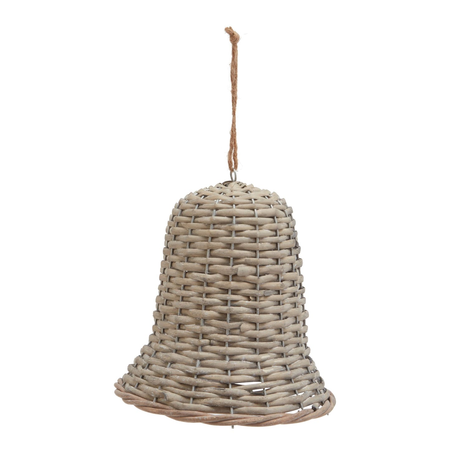 Large Wicker Bell Decoration