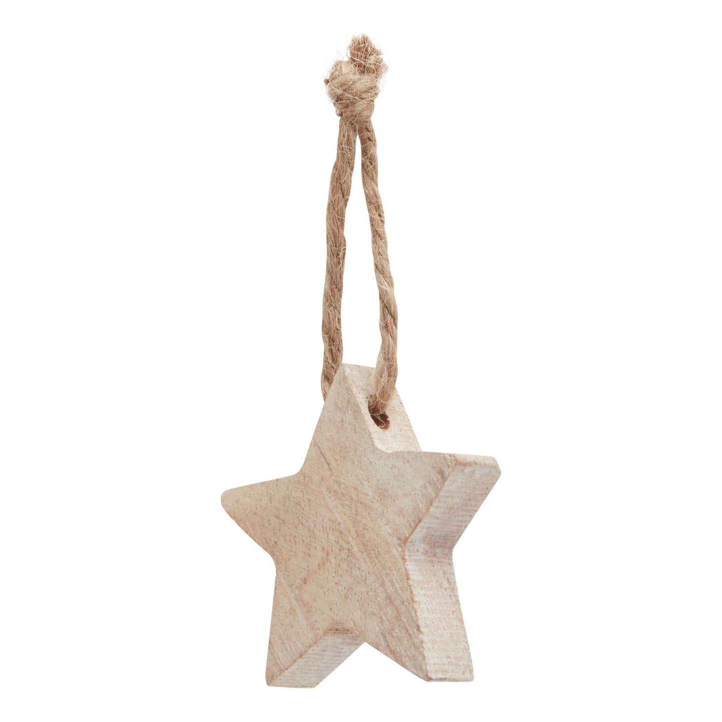 90 Wooden Star Hanging Decoration