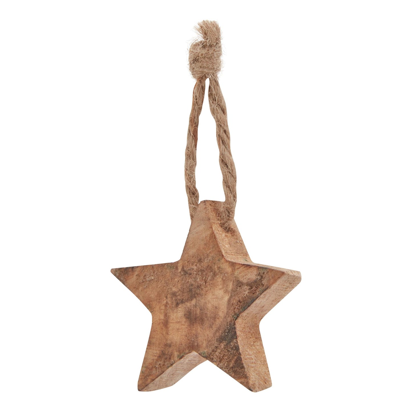90 Wooden Star Hanging Decoration